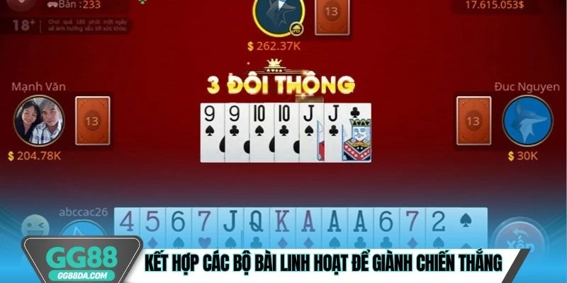 Kết hợp các bộ bài linh hoạt để giành chiến thắng